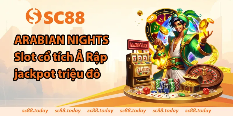 Arabian Nights – Slot cổ tích Ả Rập jackpot triệu đô tại SC88